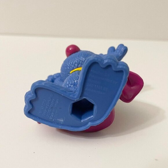 2010 Super Grover Sesame Street Workshop 3 Inch Figure Cake Topper Hasbro PVC - Picture 8 of 11